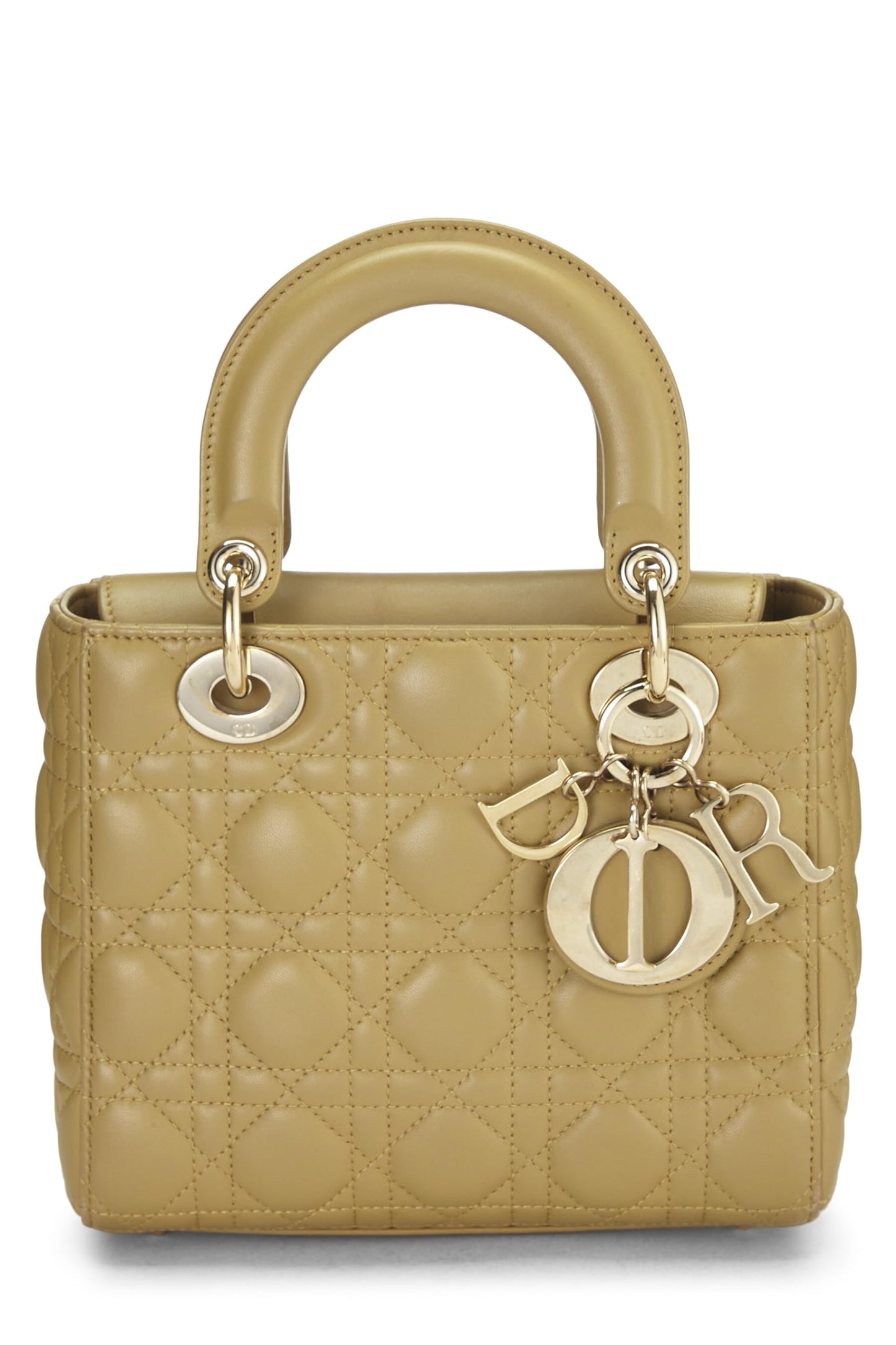 Dior, Green Cannage Lambskin My ABCDior Lady Dior Small, Green