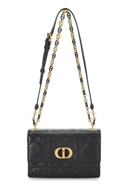 Dior, Black Cannage Lambskin Miss Caro Bag Mini, Black