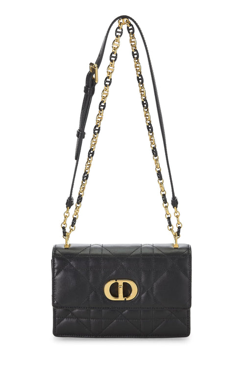 Dior, Black Cannage Lambskin Miss Caro Bag Mini, Black