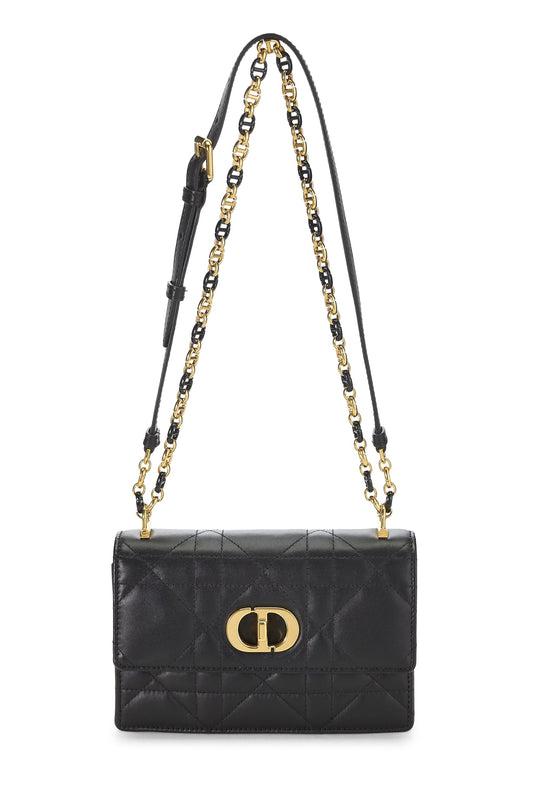 Dior, Black Cannage Lambskin Miss Caro Bag Mini, Black