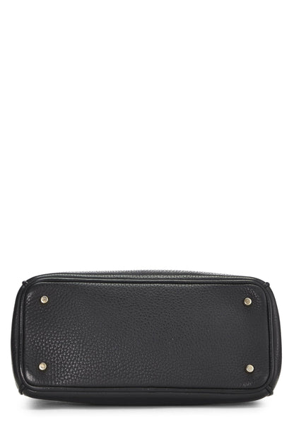 Dior, Black Calfskin Diorissimo Handbag Mini, Black