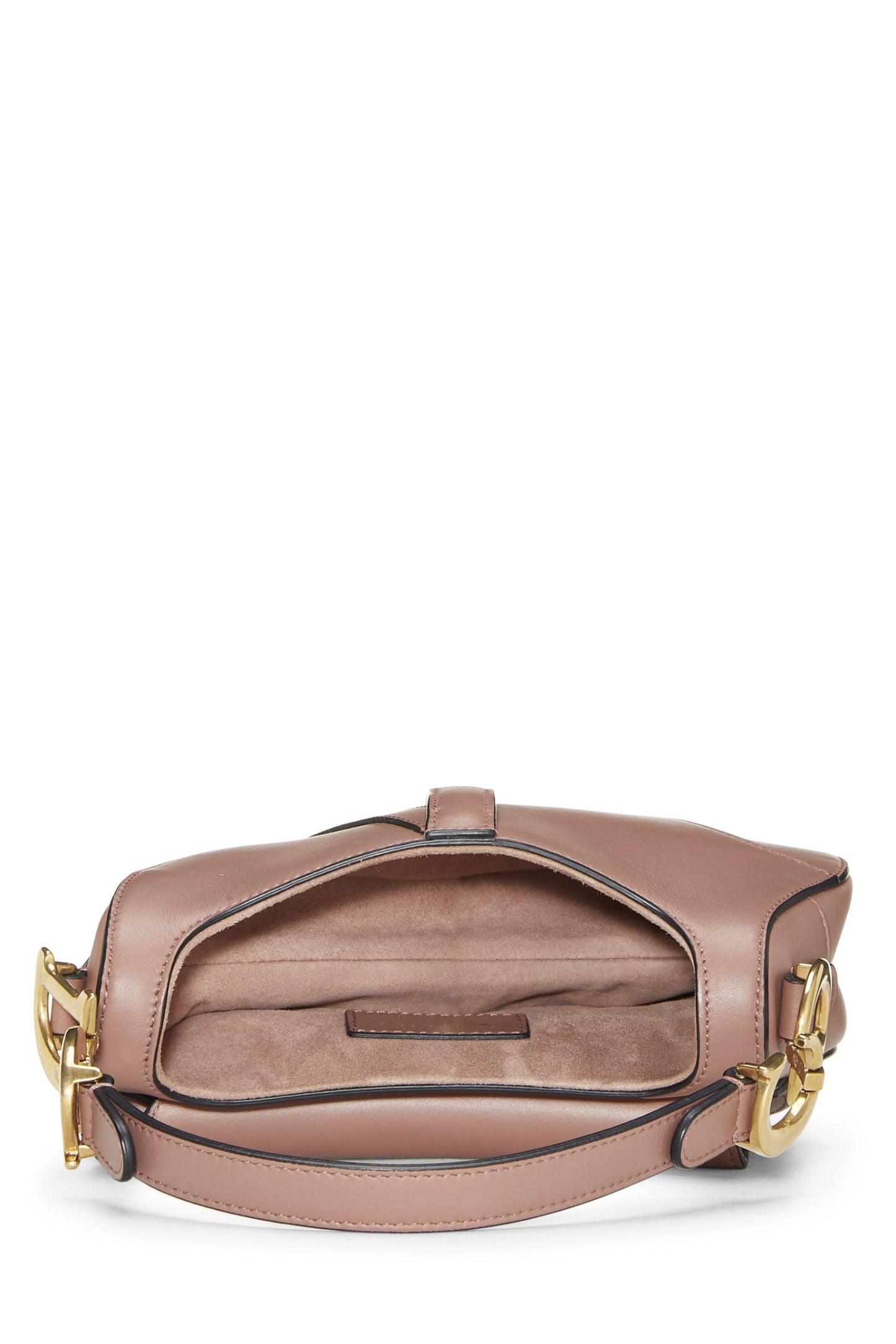 Dior, Pink Calfskin Saddle Bag Mini, Pink