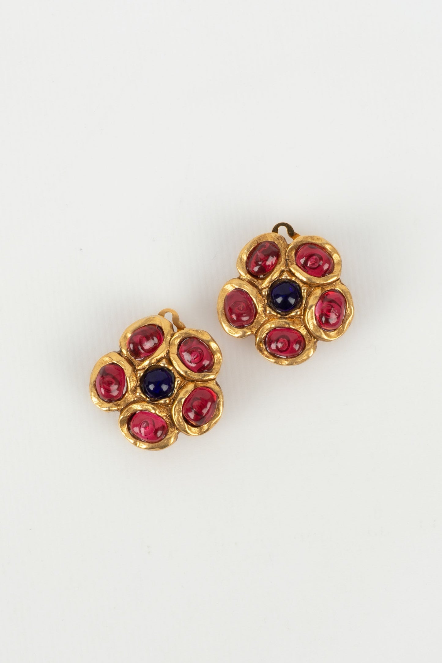 Boucles d'oreilles fleurs Chanel
