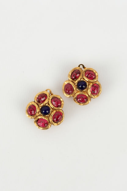 Boucles d'oreilles fleurs Chanel