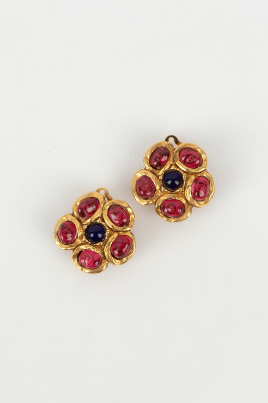 Boucles d'oreilles fleurs Chanel