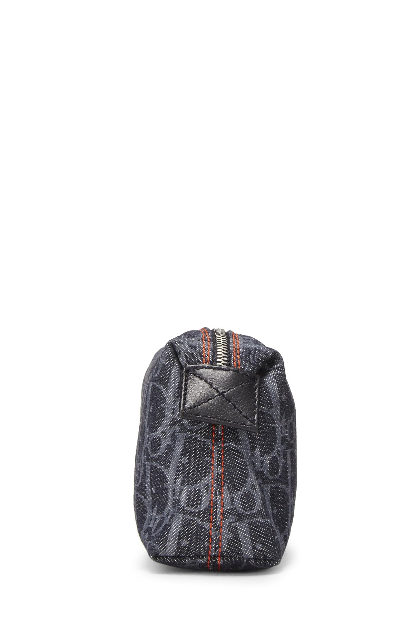 Dior, Navy Denim Trotter Flight Pouch, Navy