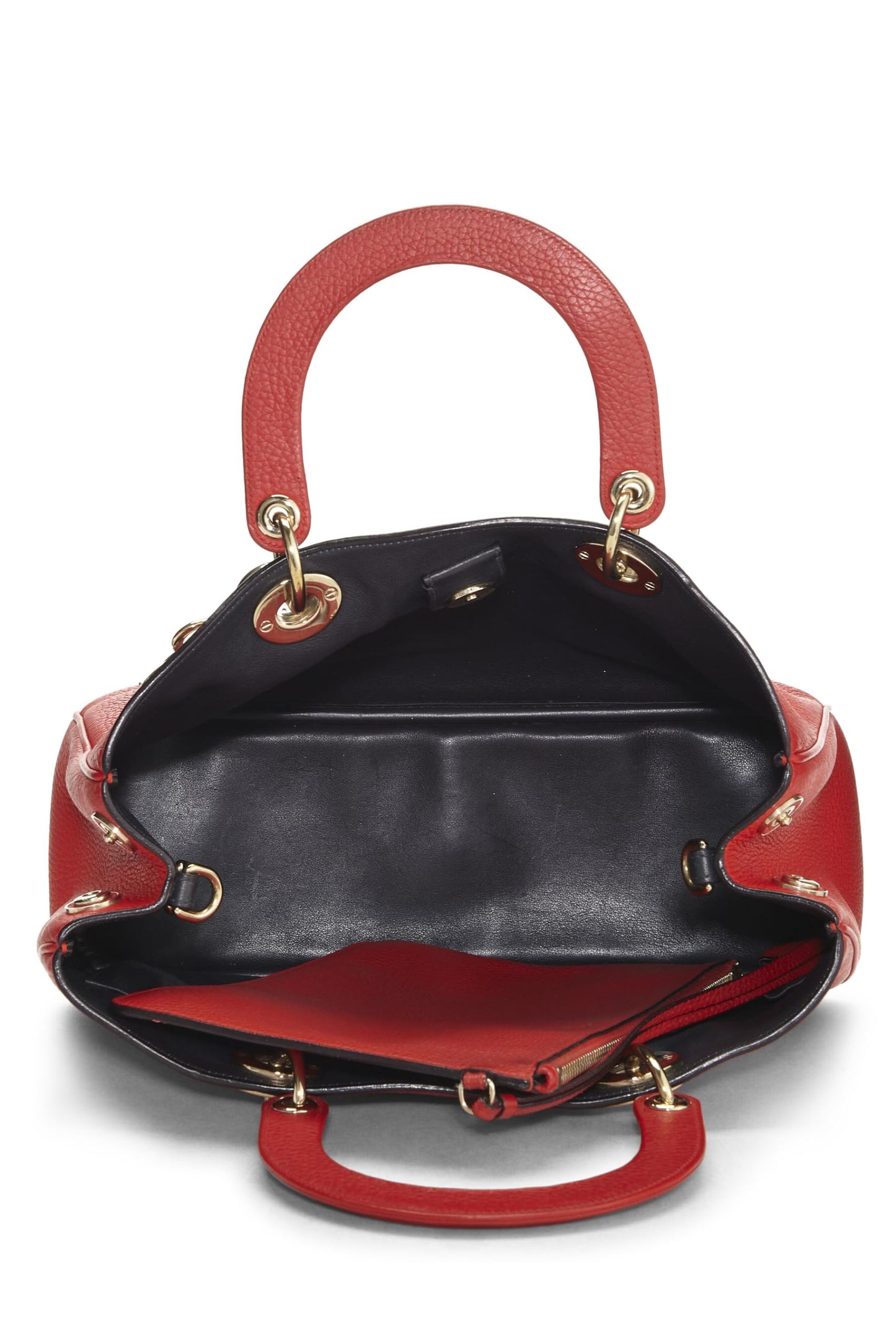 Dior, Red Leather Diorissimo Medium, Red