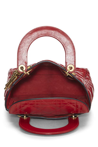 Dior, Red Calfskin My Lady Dior Lucky Charm Small, Red