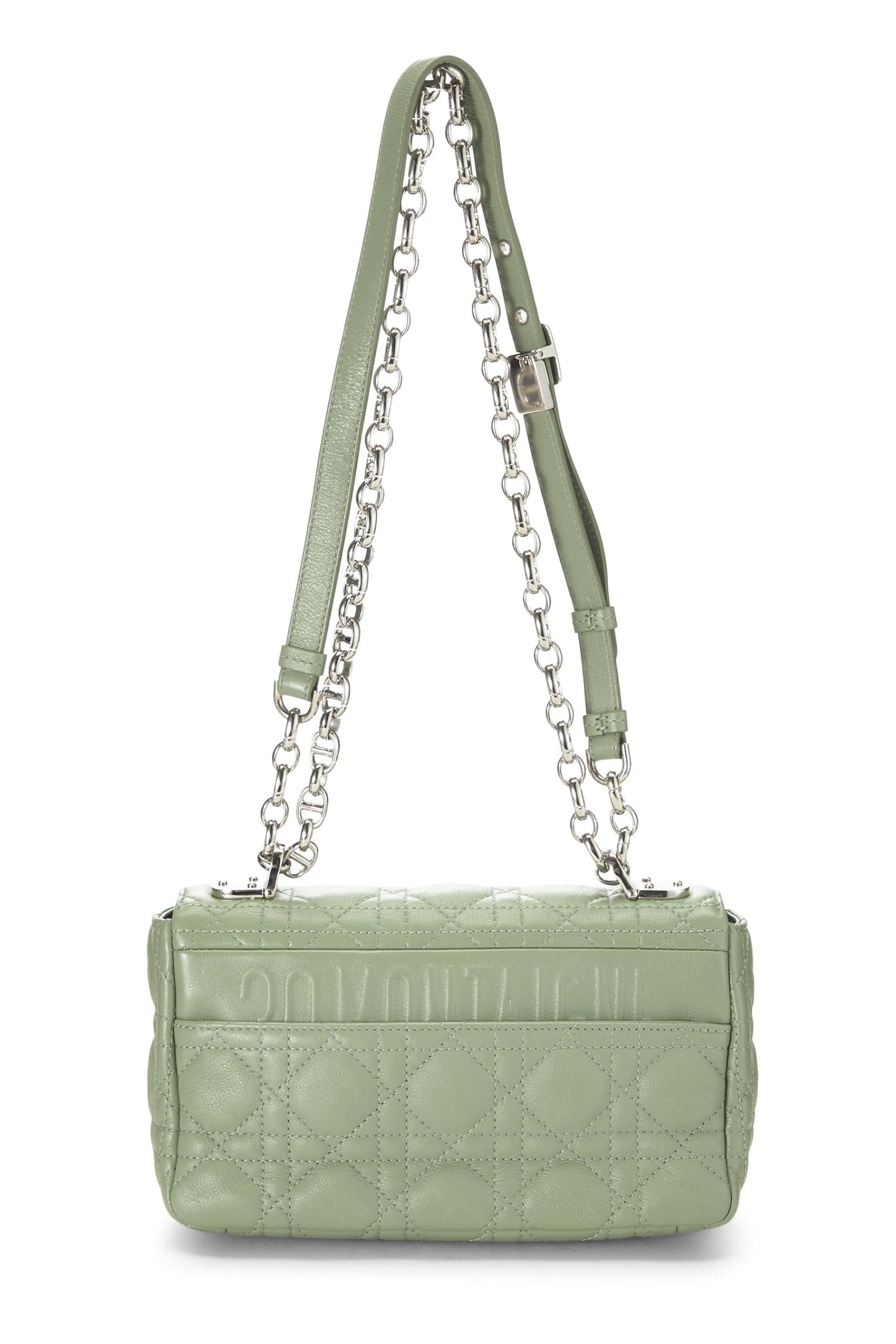 Dior, Green Cannage Calfskin Caro Bag Small, Green