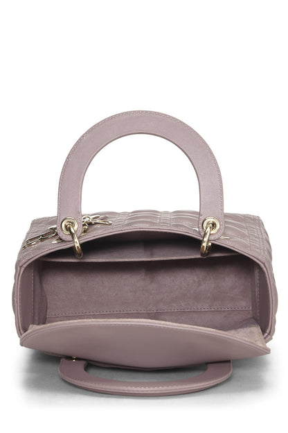 Dior, Purple Cannage Quilted Lambskin Lady Dior Medium, Purple