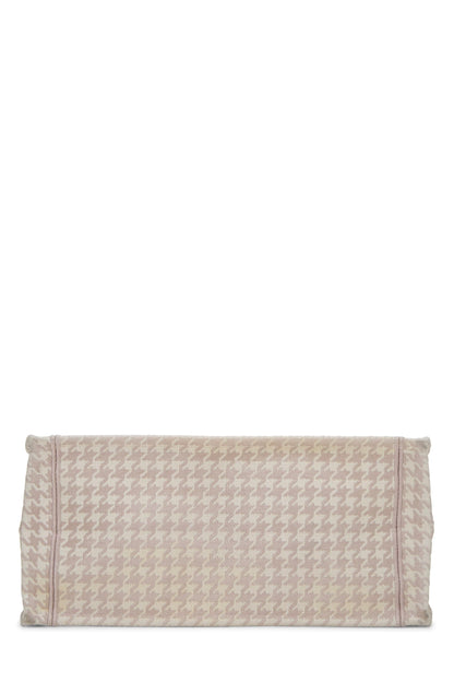 Dior, Pink Canvas Houndstooth Book Tote Medium, Pink