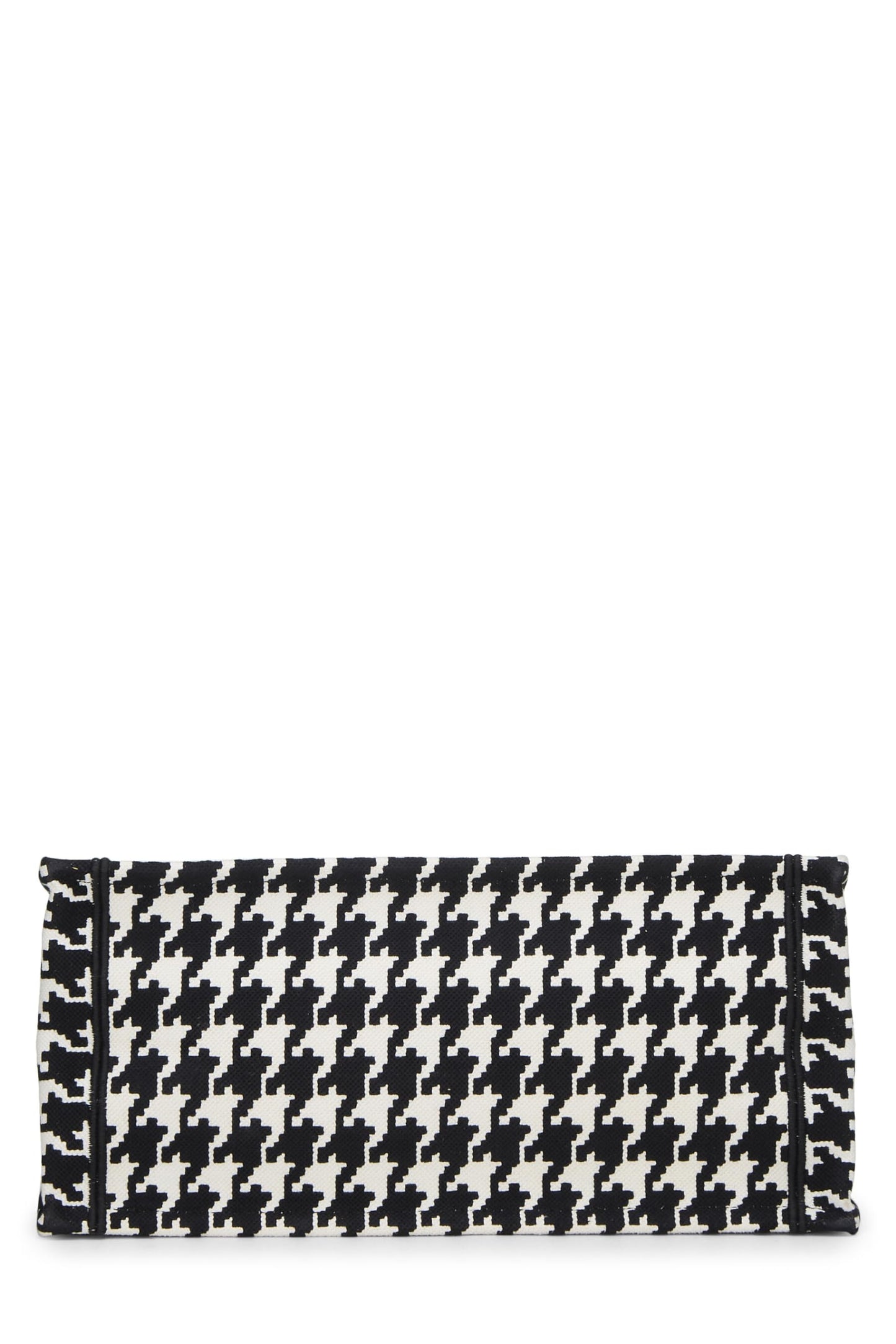 Dior, Black & White Houndstooth Book Tote Medium, Multi