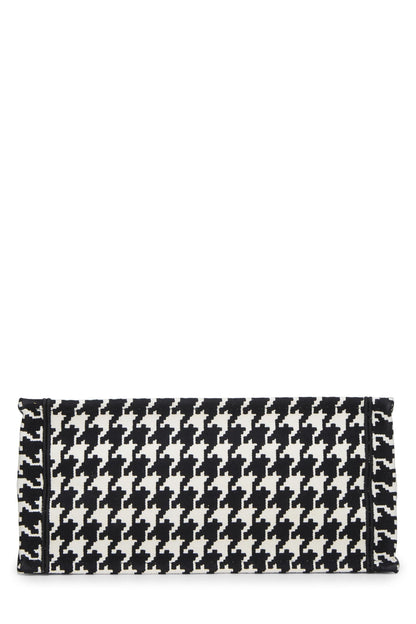 Dior, Black & White Houndstooth Book Tote Medium, Multi