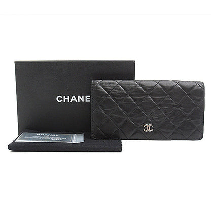 Chanel Matelasse Lambskin Bifold Long Wallet A31509 in Great Condition