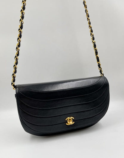 Chanel Vintage Half Moon Flap bag