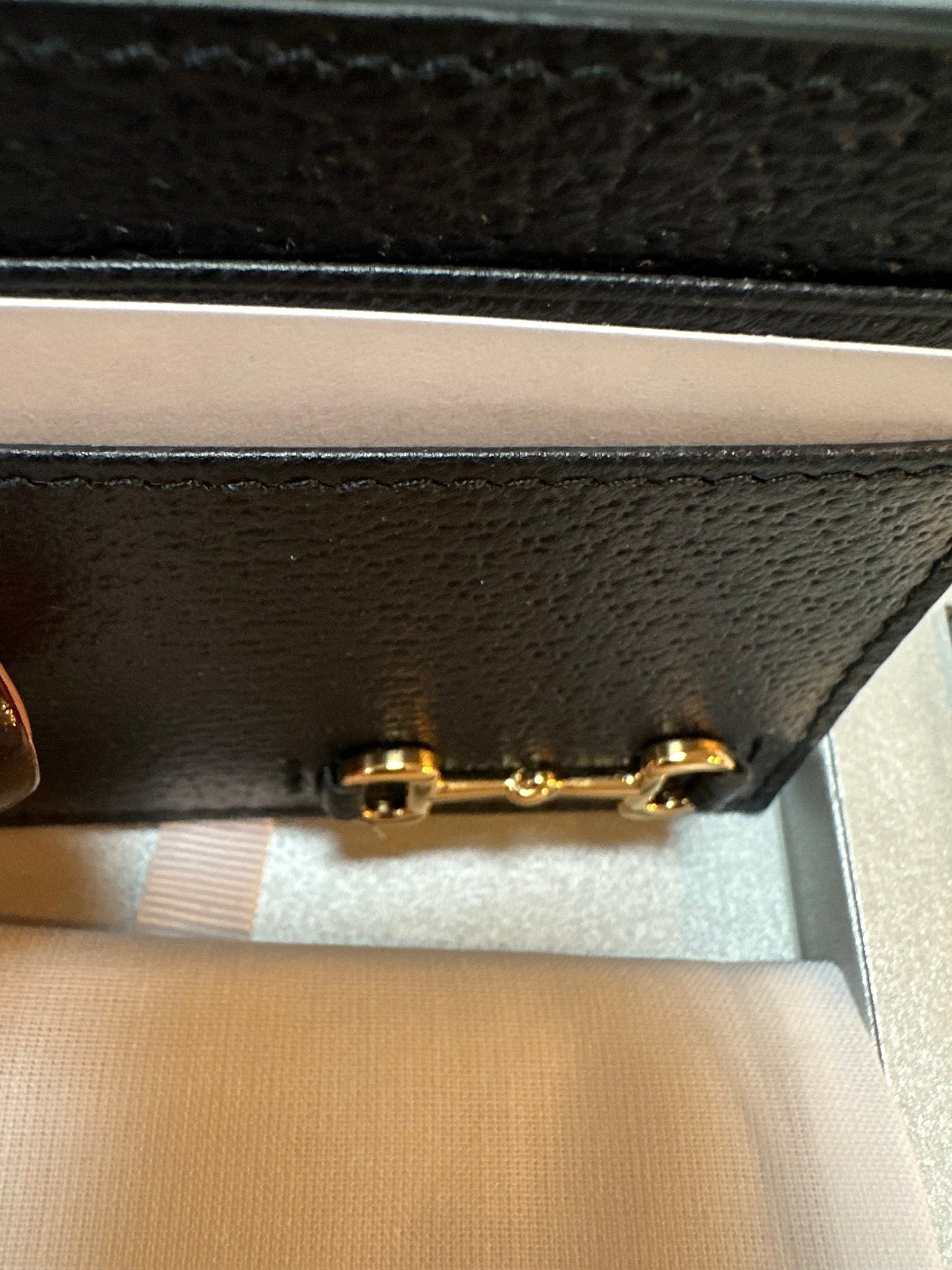 Gucci Card Case with Horsebit in Limited Edition Gift Box with Oversized Playing Cards