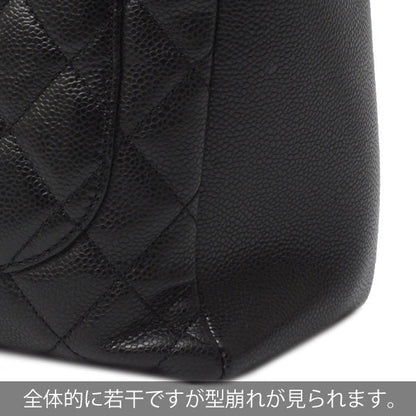 Chanel Caviar Skin Chain Shoulder Bag Black