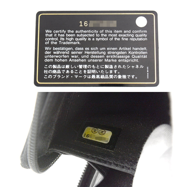 Chanel Caviar Skin Long Wallet Black