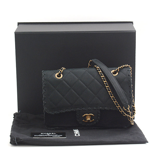 Chanel Velvet Calf Matelasse Chain Shoulder Bag