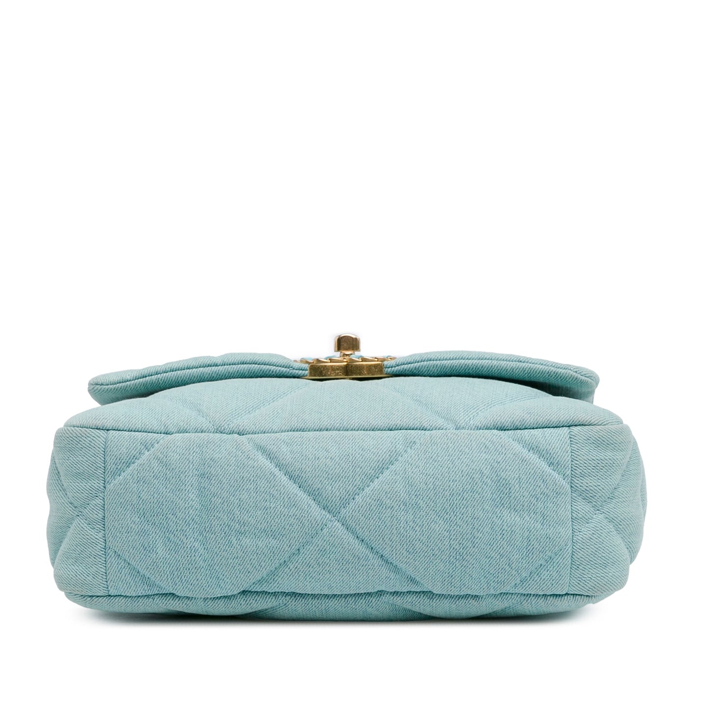 Blue Chanel Medium Denim 19 Flap Satchel