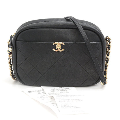 Chanel Chain Shoulder Camera Bag Black