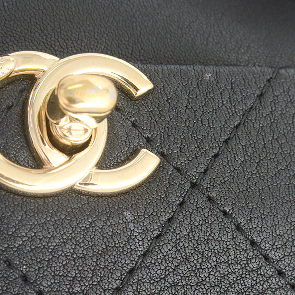 Chanel Chain Shoulder Camera Bag Black