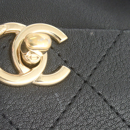 Chanel Chain Shoulder Camera Bag Black