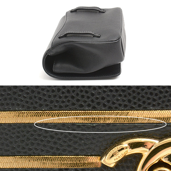 Chanel Caviar Skin Waist Bag Black