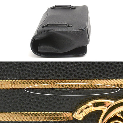 Chanel Caviar Skin Waist Bag Black