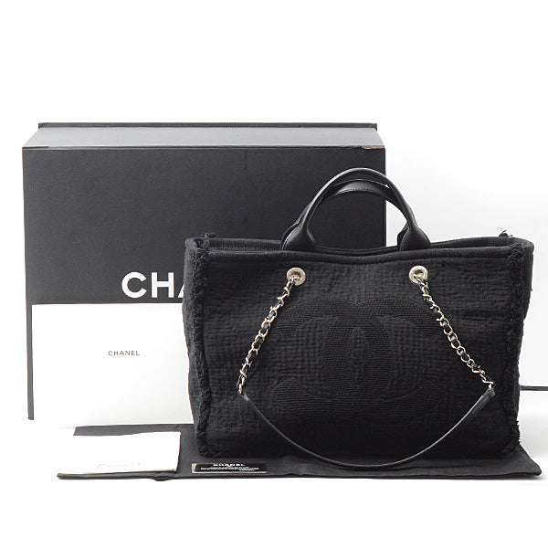 Chanel Canvas Deauville 2WAY Tote Bag