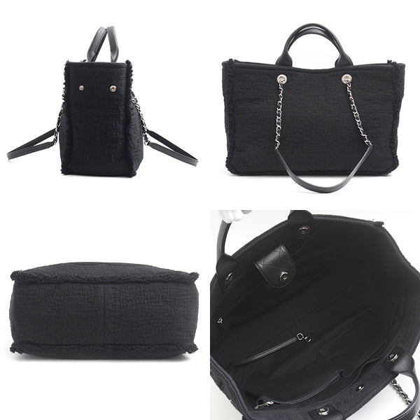 Chanel Canvas Deauville 2WAY Tote Bag
