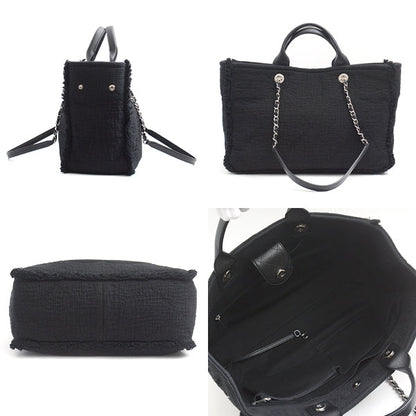 Chanel Canvas Deauville 2WAY Tote Bag