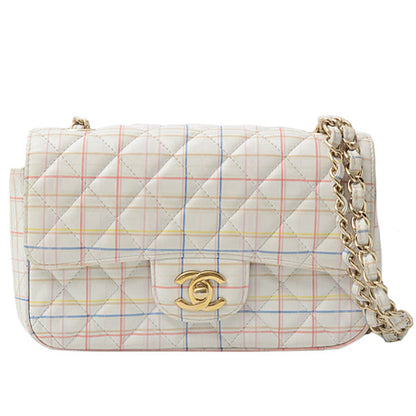 Chanel Matelasse Chain Shoulder Bag Check