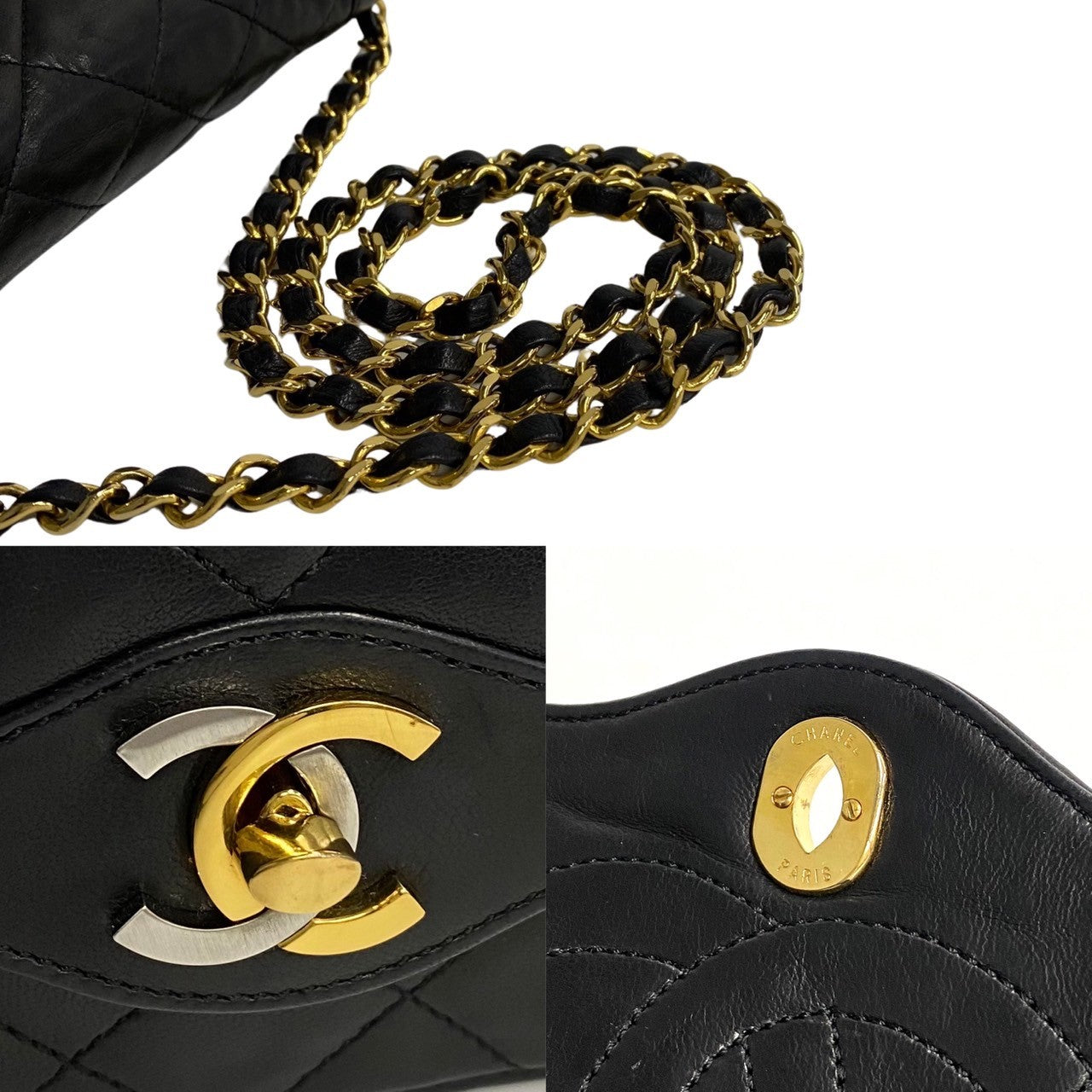 Chanel Paris Single Flap Bag Leather Crossbody Bag in New Condition
