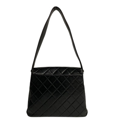 Chanel Quilted CC Flap Shoulder Bag Leather Shoulder Bag in New Condition
