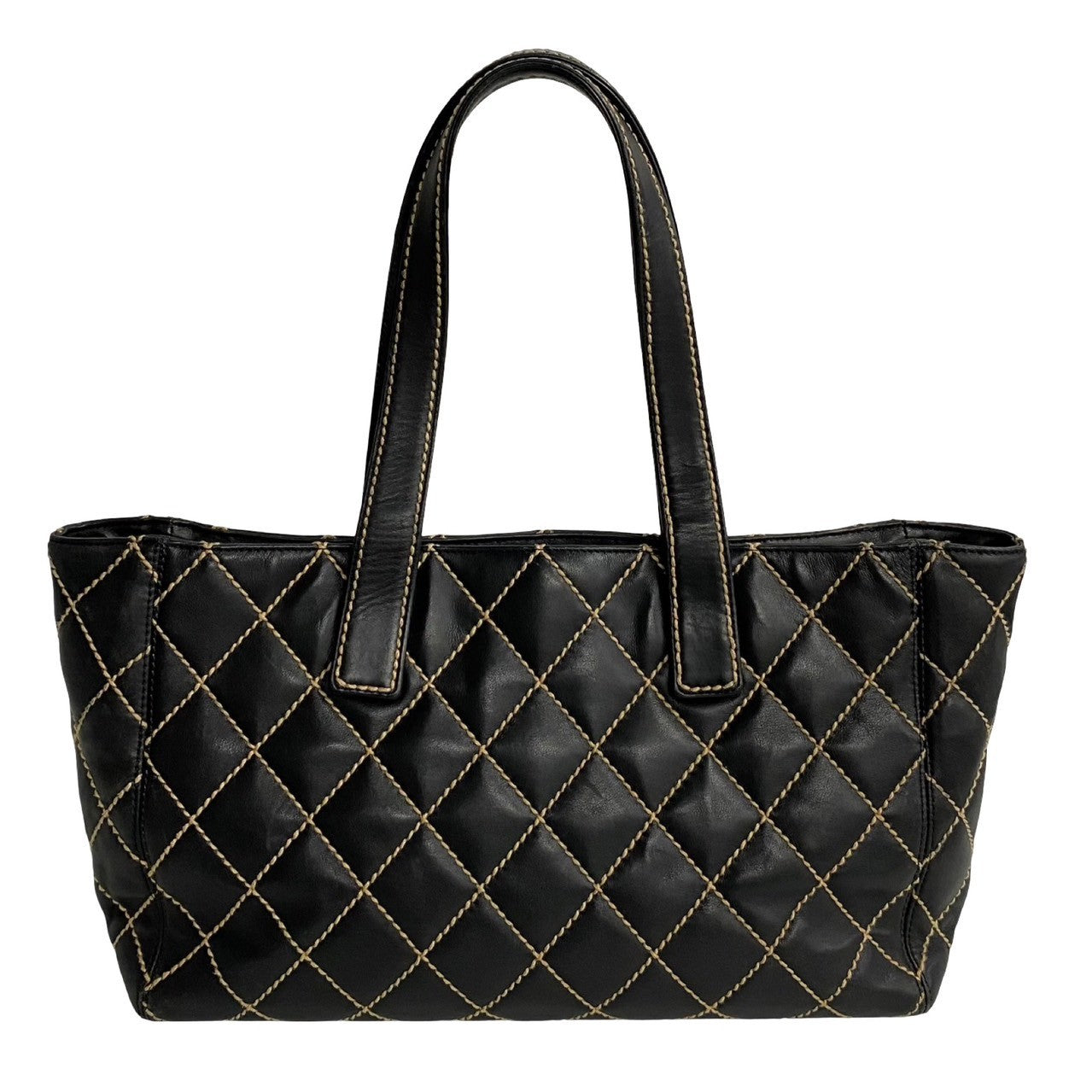 Chanel CC Wild Stitch Tote Bag  Leather Tote Bag in New Condition