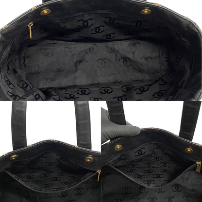 Chanel CC Wild Stitch Tote Bag  Leather Tote Bag in New Condition