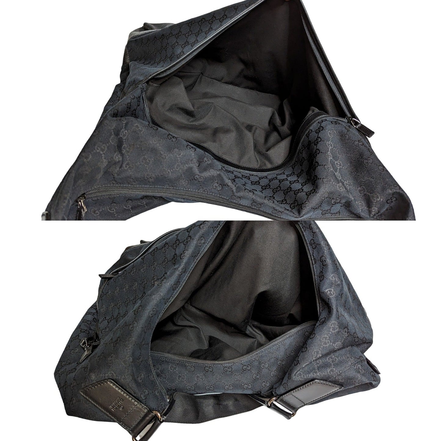 Gucci Black Nylon GG Monogram Garment Hobo