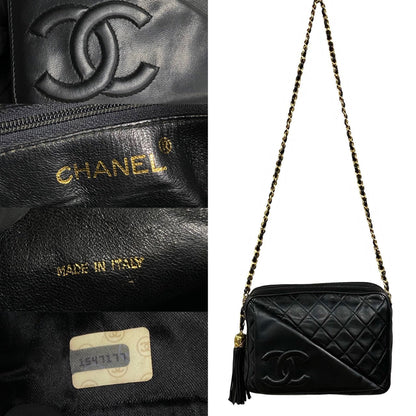 Chanel CC Matelasse Camera Bag  Leather Crossbody Bag