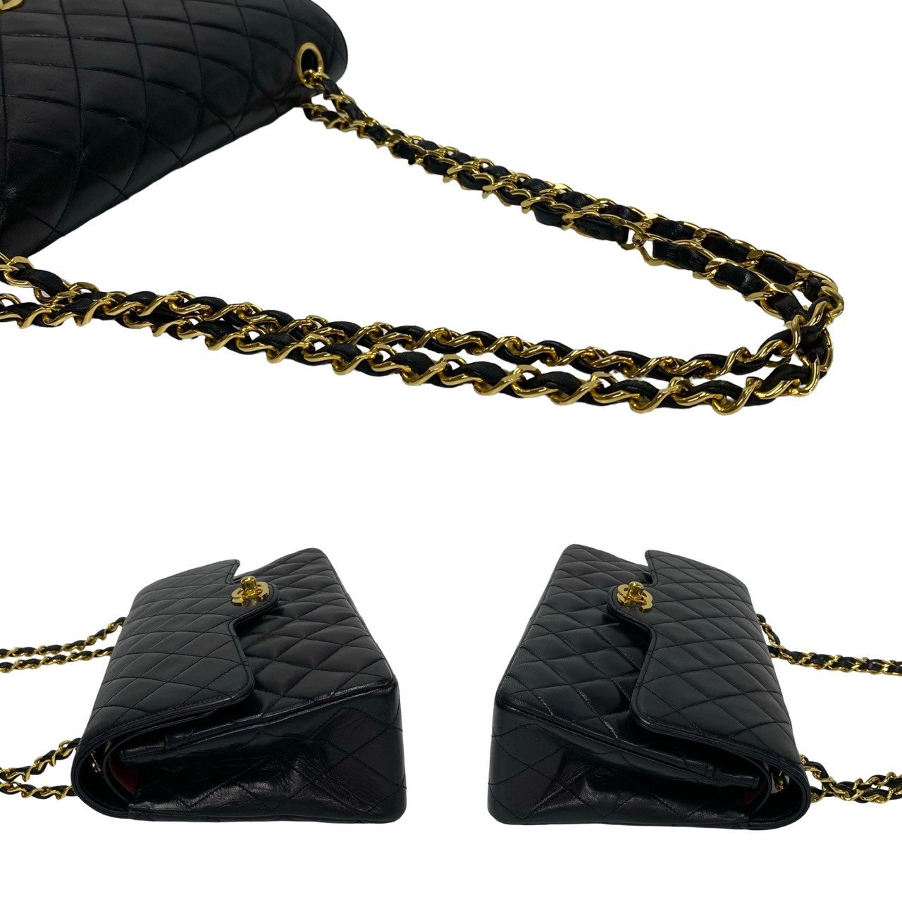 Chanel Medium Classic Double Flap Bag  Leather Crossbody Bag
