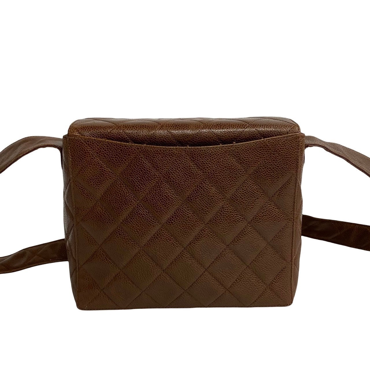 Chanel CC Caviar Flap Crossbody Bag  Leather Crossbody Bag