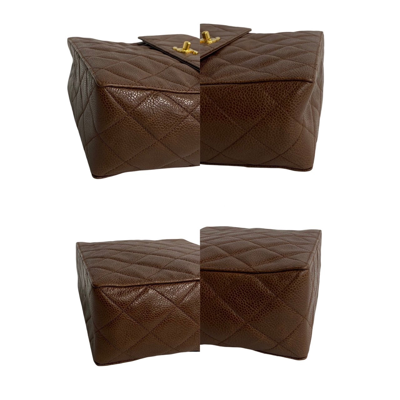 Chanel CC Caviar Flap Crossbody Bag  Leather Crossbody Bag