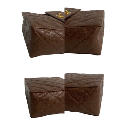 Chanel CC Caviar Flap Crossbody Bag  Leather Crossbody Bag