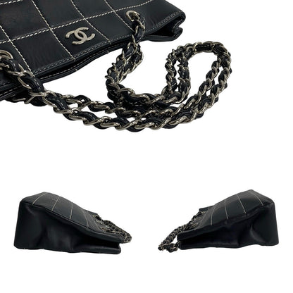 Chanel CC Wild Stitch Tote Bag  Leather Tote Bag
