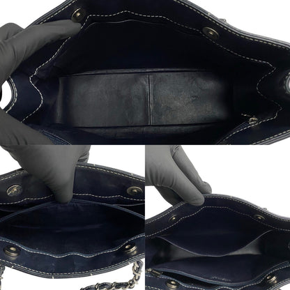 Chanel CC Wild Stitch Tote Bag  Leather Tote Bag