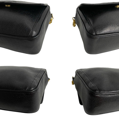 Chanel CC Caviar Flap Camera Bag  Leather Crossbody Bag