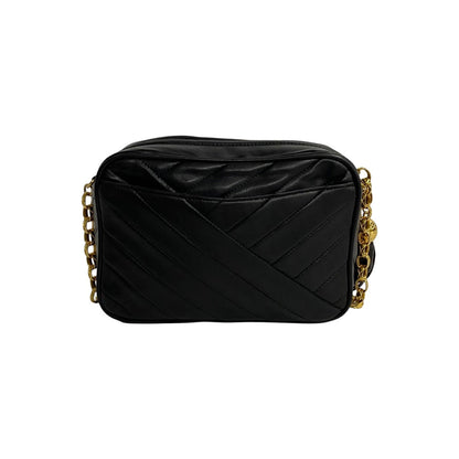Chanel V Stitch Lambskin Fringe Chain Mini Shoulder Bag Leather Shoulder Bag 38508
