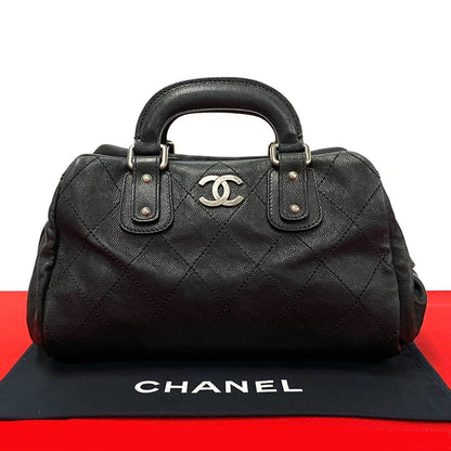 Chanel CC Caviar Outdoor Ligne Doctor Bag  Leather Handbag