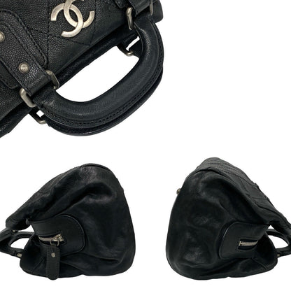 Chanel CC Caviar Outdoor Ligne Doctor Bag  Leather Handbag