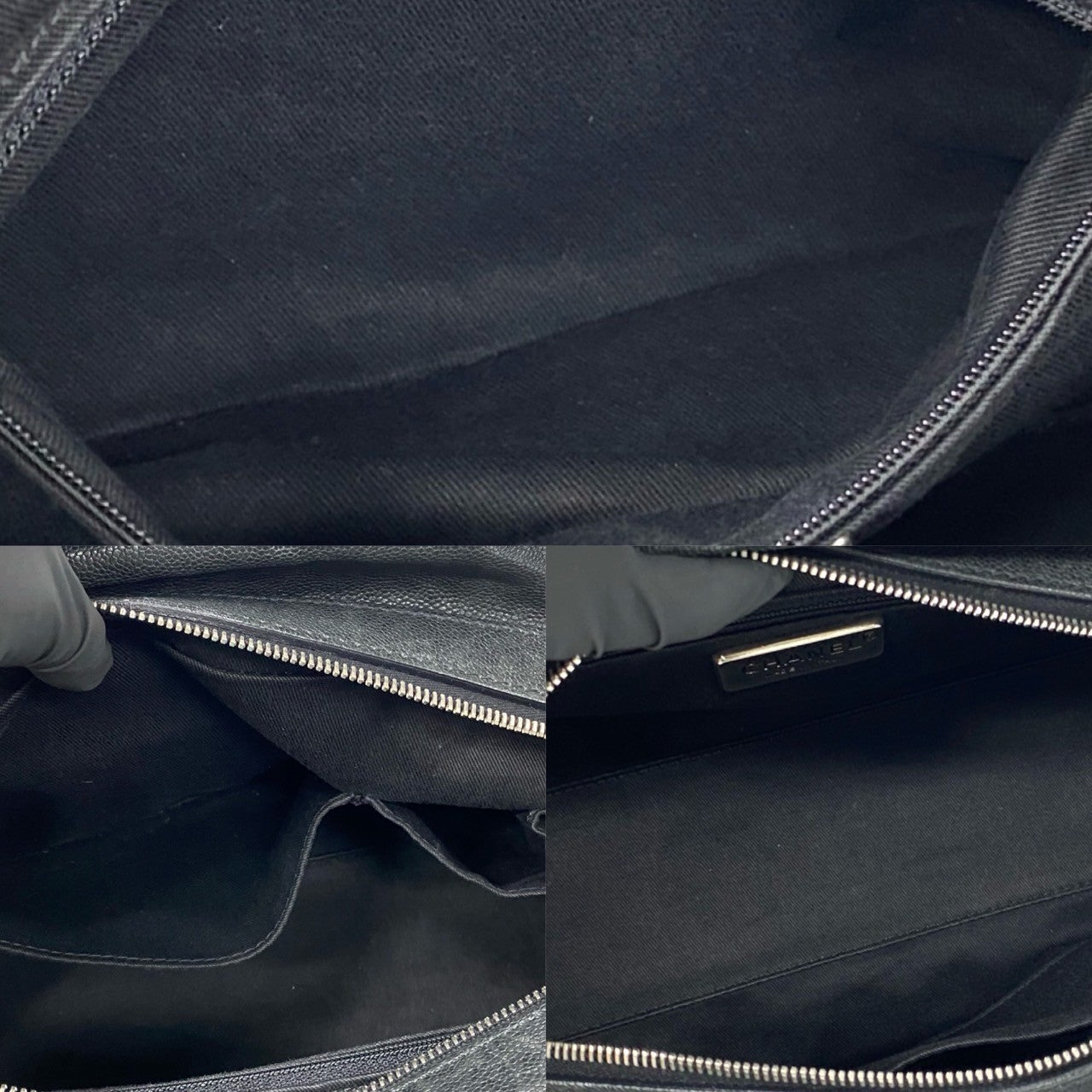 Chanel CC Caviar Outdoor Ligne Doctor Bag  Leather Handbag